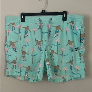 Party Pants Mint Board Shorts in Size L